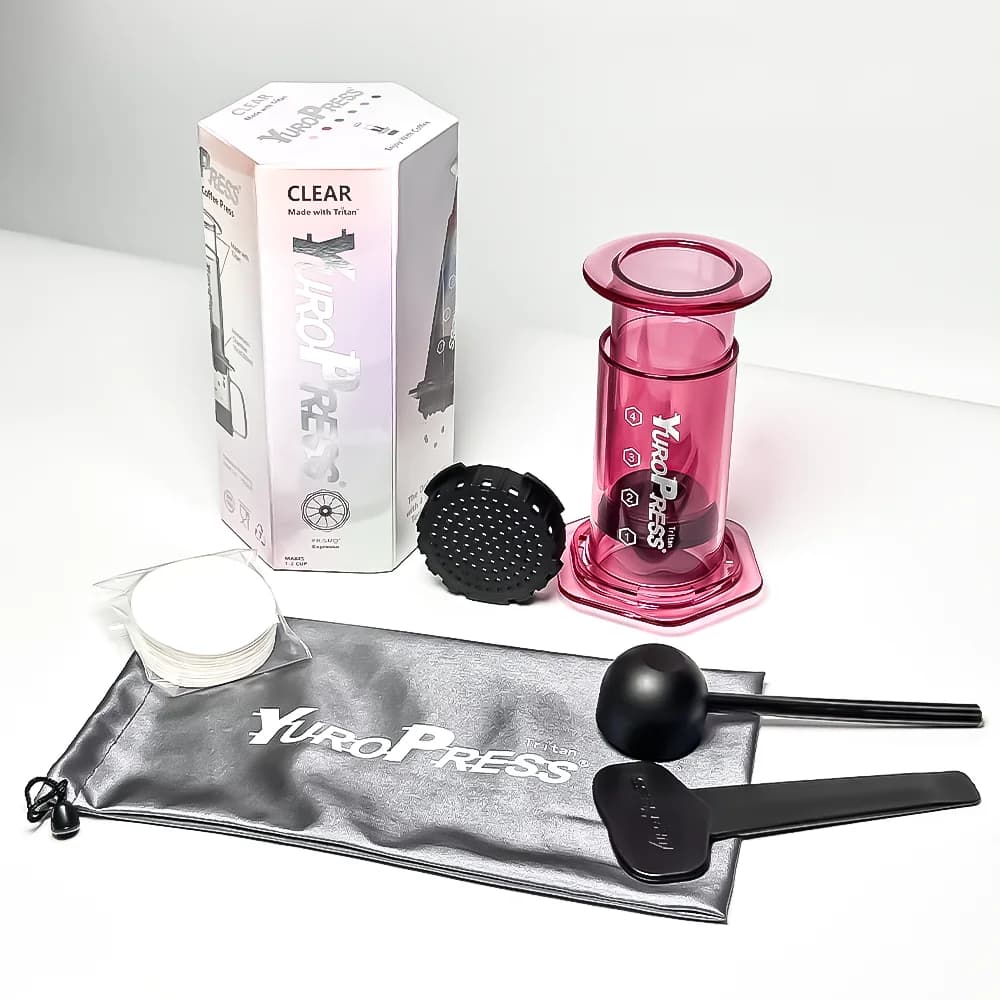 Draagbare espresso koffiemachine French press