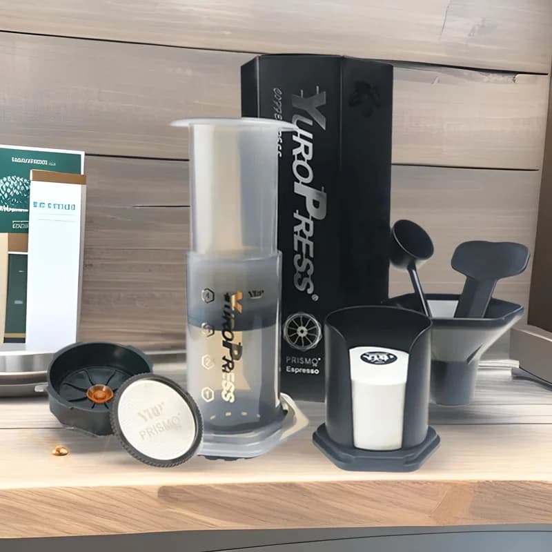 Draagbare French press koffiemaker