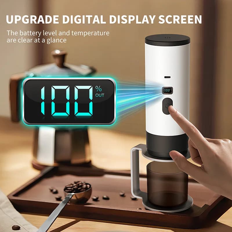Draagbare elektrische koffiemachine 7800mAh