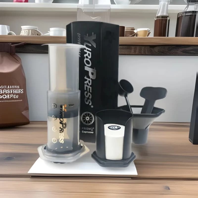 Draagbare French press koffiemaker