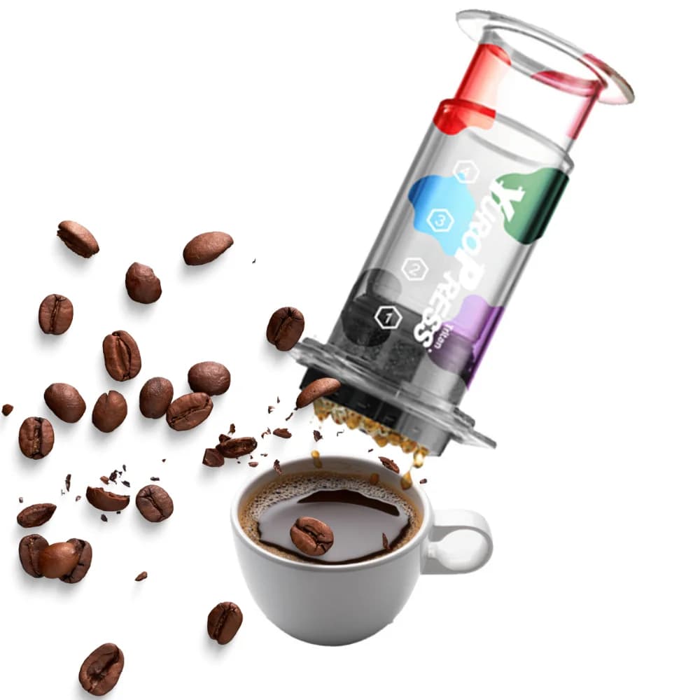 Draagbare luchtpers-koffiemaker